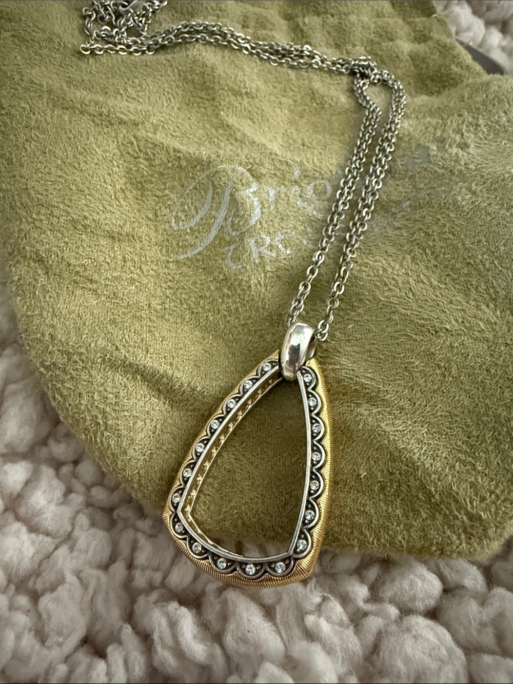 Brighton “PRIMAVERA” 2 toned necklace
